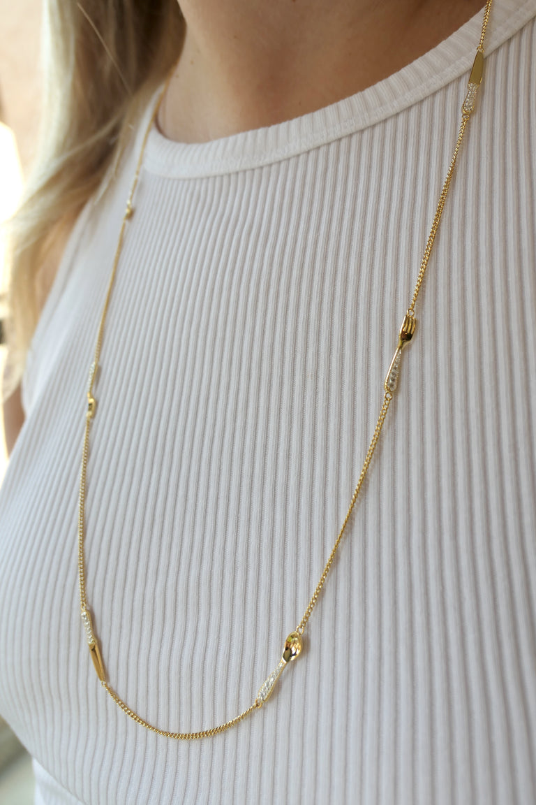 Precious cutlery necklace