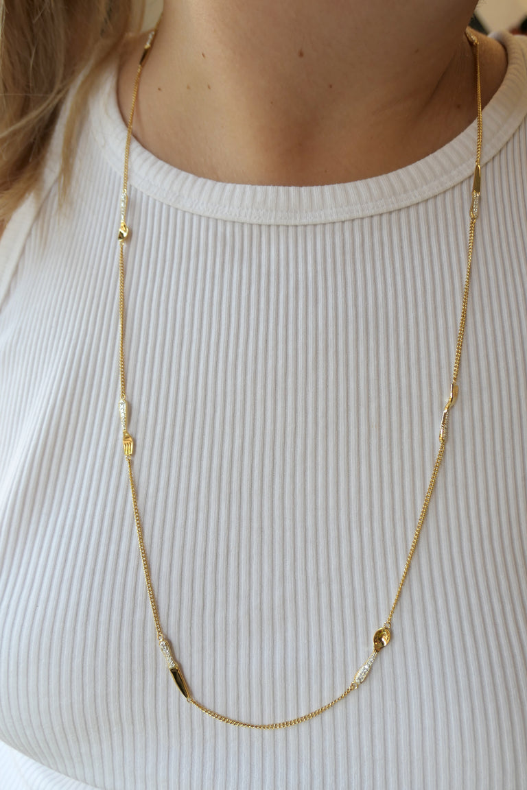 Precious cutlery necklace