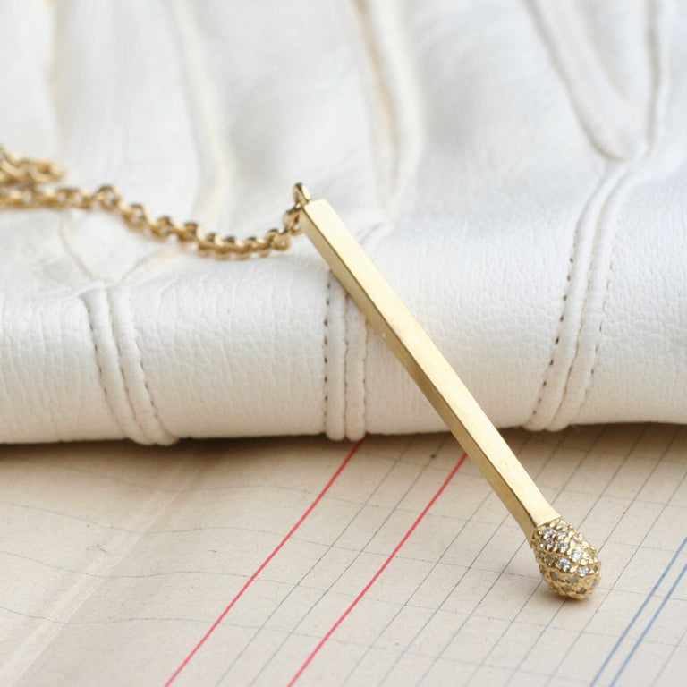 Precious match necklace