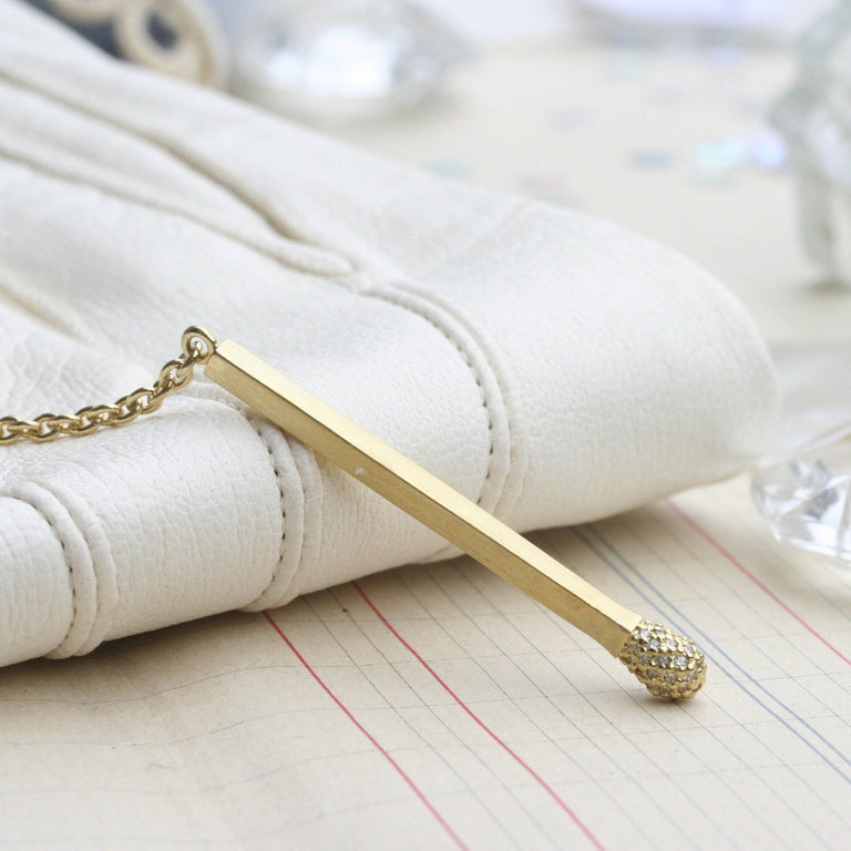 Precious match necklace