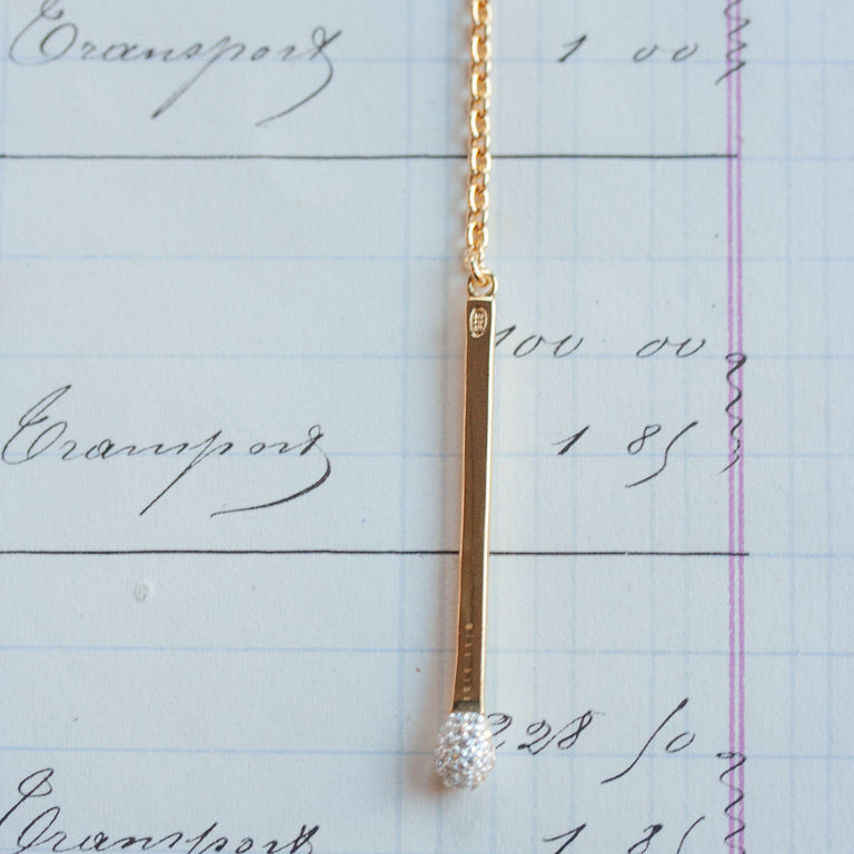 Precious match necklace