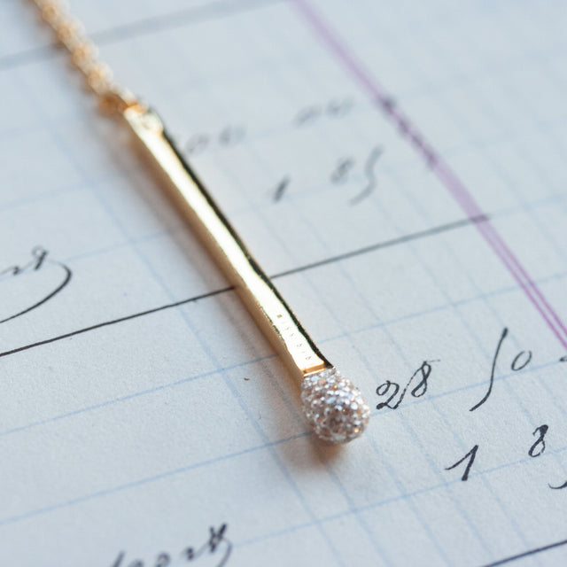 Precious match necklace
